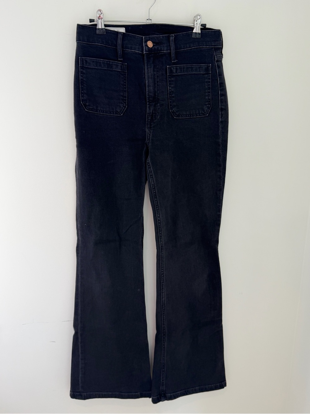 GAP Black 70’s Flare High-Rise Jeans
